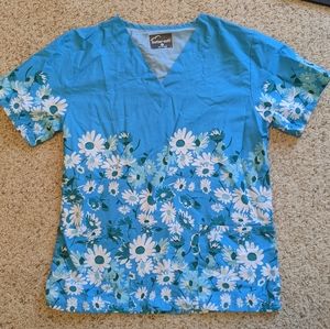 Uniform Advantage Floral Scrub Top